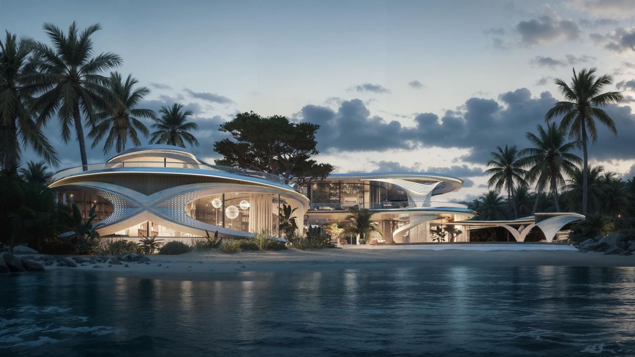 Дизайн Проекты - Дома И Коттеджи - Дом На Частном Острове В Дубае 8200 Кв. - Фото  4