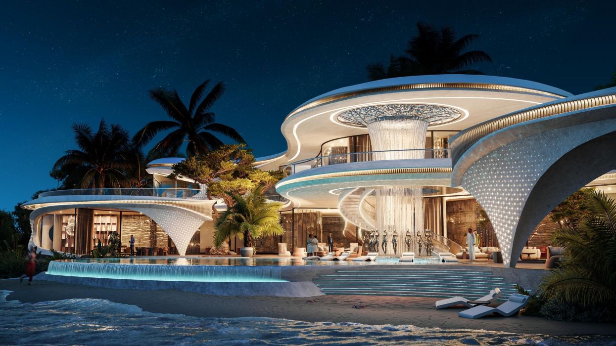 Дизайн Проекты - Дома И Коттеджи - Дом На Частном Острове В Дубае 8200 Кв. - Фото  8