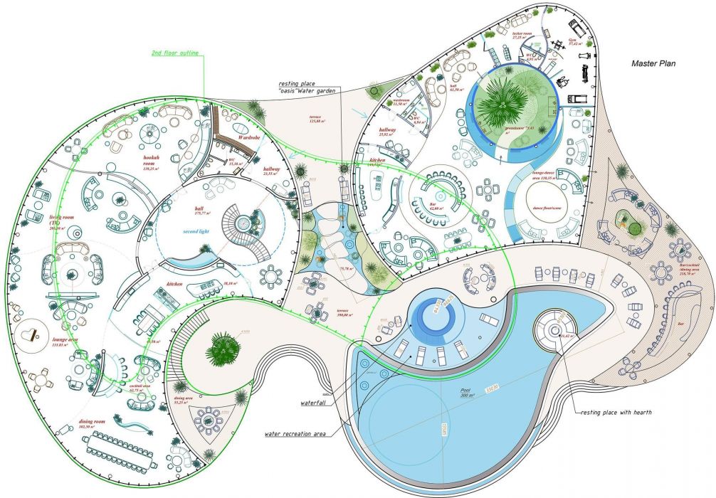 Дизайн Проекты - Дома И Коттеджи - Дом На Частном Острове В Дубае 8200 Кв. - Фото  35