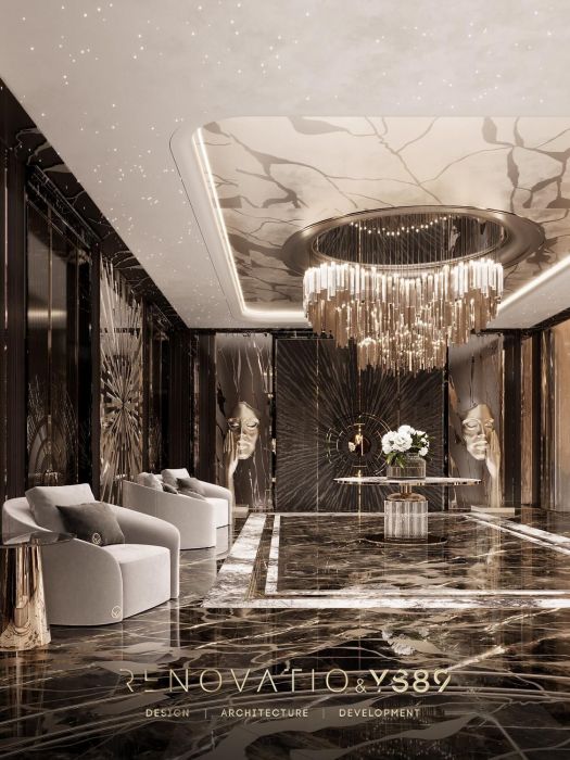 Дизайн Проекты - Дома И Коттеджи - Дом В Современном Лакшере Стиле 1280 Кв. - Фото  3