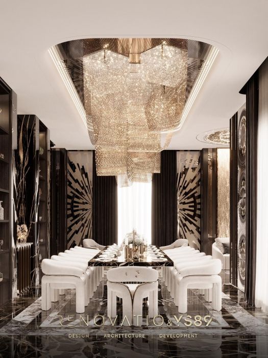 Дизайн Проекты - Дома И Коттеджи - Дом В Современном Лакшере Стиле 1280 Кв. - Фото  12