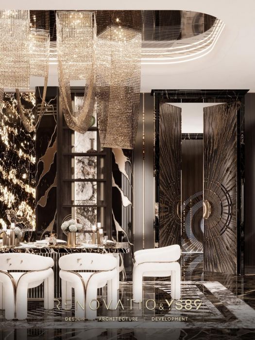 Дизайн Проекты - Дома И Коттеджи - Дом В Современном Лакшере Стиле 1280 Кв. - Фото  21