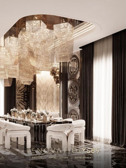 Дизайн Проекты - Дома И Коттеджи - Дом В Современном Лакшере Стиле 1280 Кв. - Фото  27