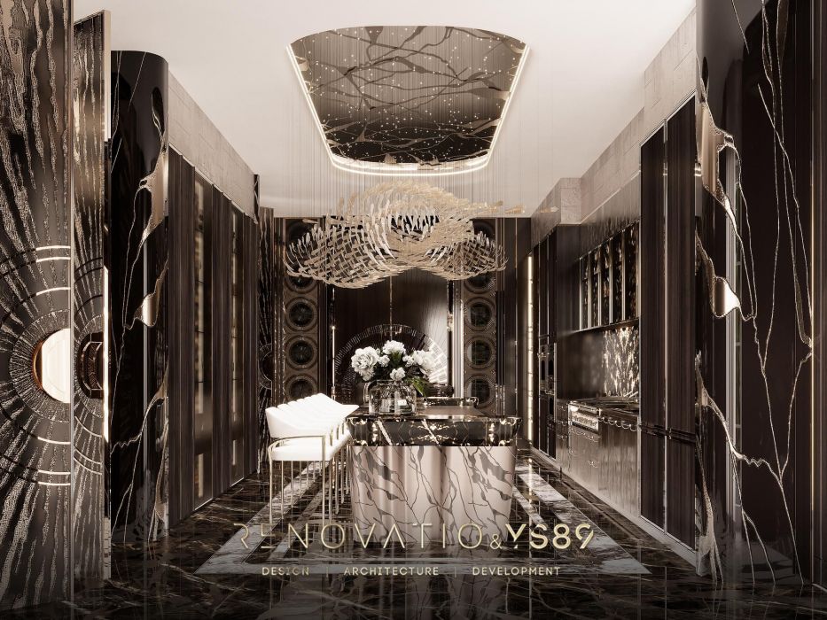 Дизайн Проекты - Дома И Коттеджи - Дом В Современном Лакшере Стиле 1280 Кв. - Фото  30