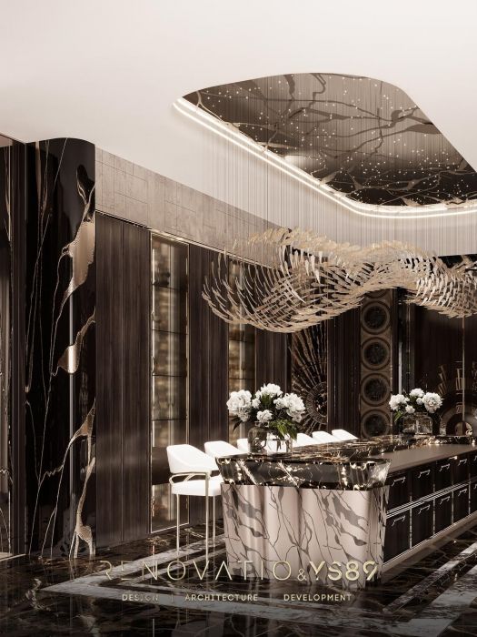 Дизайн Проекты - Дома И Коттеджи - Дом В Современном Лакшере Стиле 1280 Кв. - Фото  31