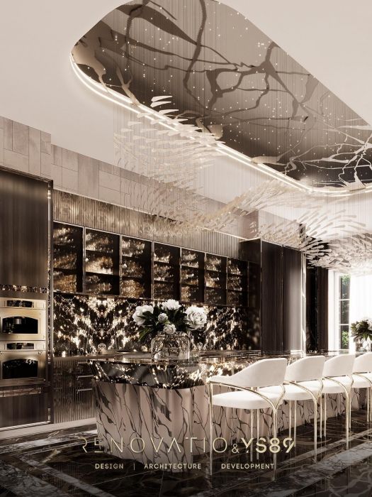 Дизайн Проекты - Дома И Коттеджи - Дом В Современном Лакшере Стиле 1280 Кв. - Фото  32