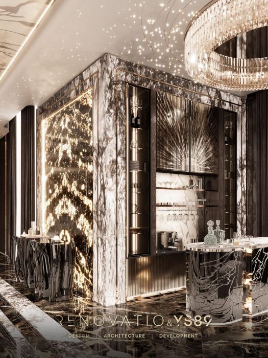 Дизайн Проекты - Дома И Коттеджи - Дом В Современном Лакшере Стиле 1280 Кв. - Фото  40