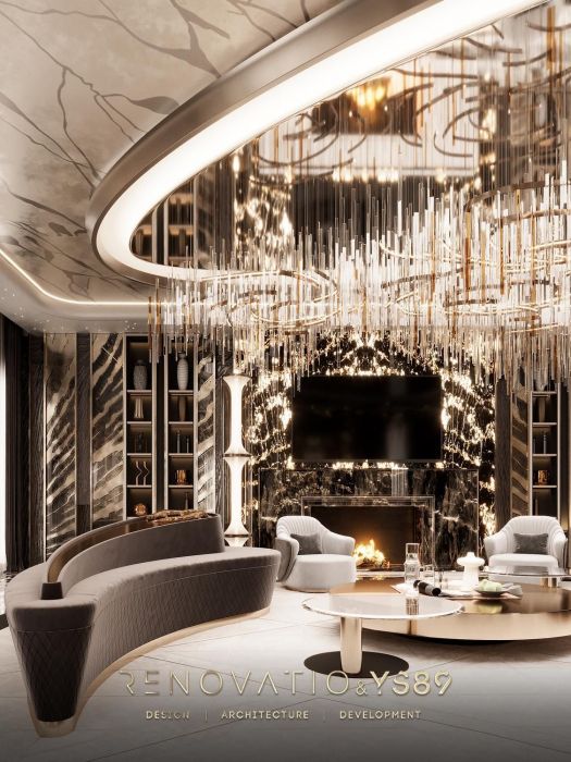 Дизайн Проекты - Дома И Коттеджи - Дом В Современном Лакшере Стиле 1280 Кв. - Фото  41