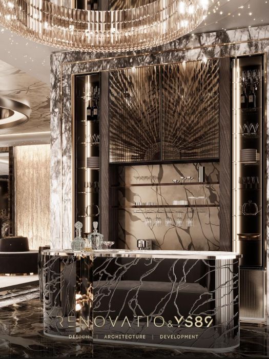 Дизайн Проекты - Дома И Коттеджи - Дом В Современном Лакшере Стиле 1280 Кв. - Фото  50